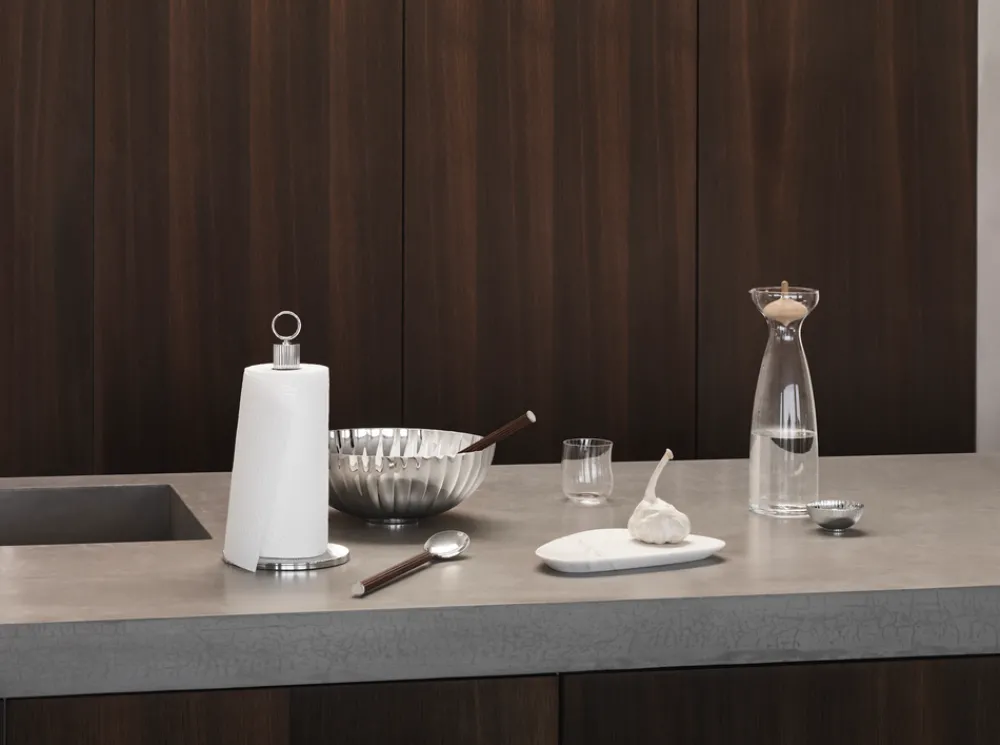 Georg Jensen Flatware|Bernadotte Salad Set Wood & Stainless Steel