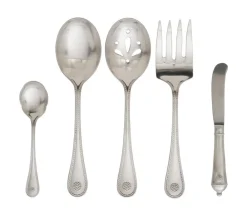 Juliska Flatware|Berry & Thread Bright Satin Hostess Set, Set of 5