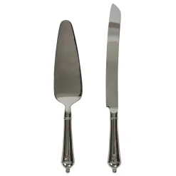 Juliska Flatware|Berry & Thread Cake Knife and Server, Set of 2
