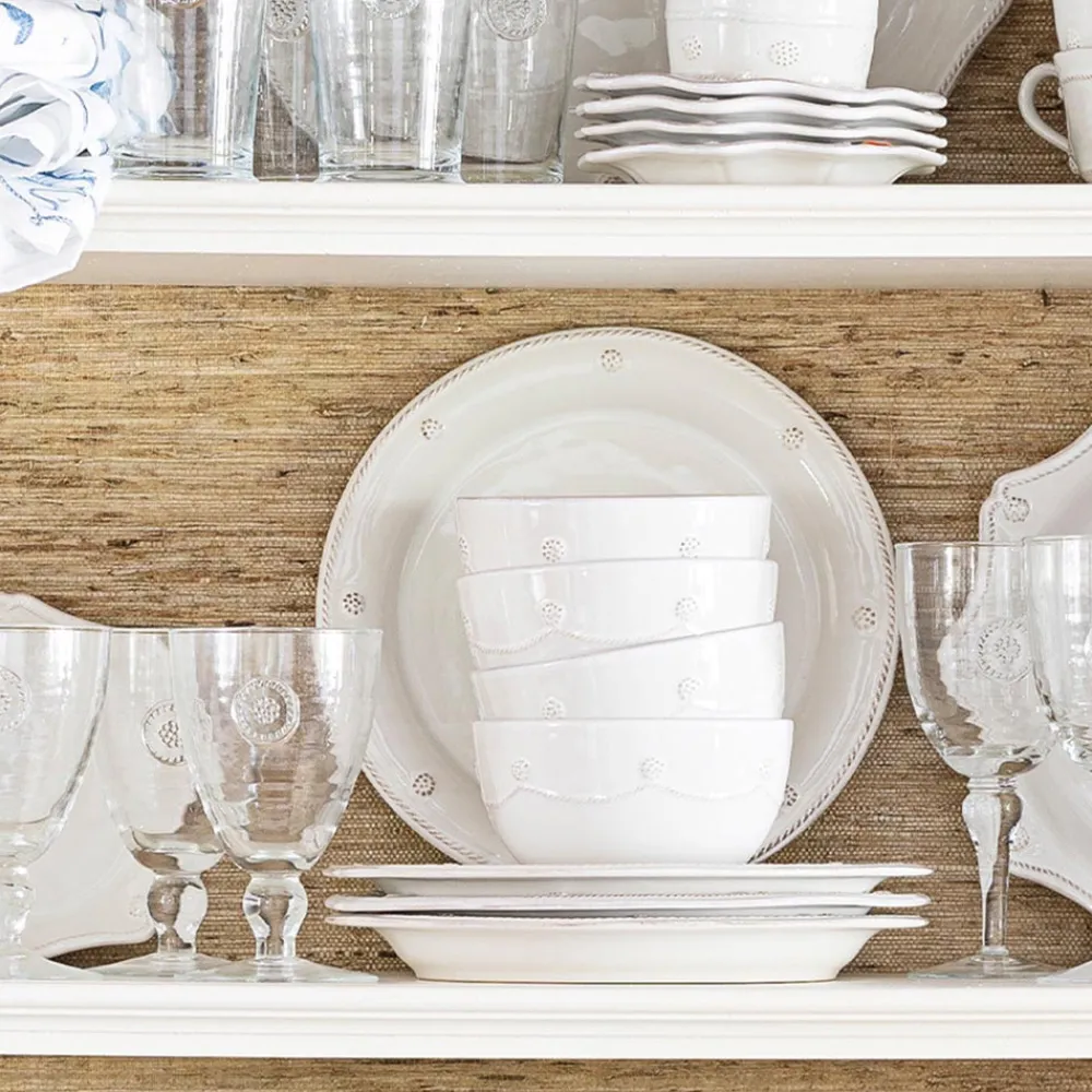 Juliska Dinnerware|Berry & Thread Cereal/Ice Cream Bowl in Whitewash