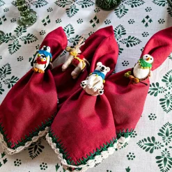 Juliska Place Settings & Linens|Berry & Thread North Pole Animal Napkin Ring Assorted, Set of 4