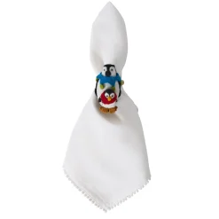 Juliska Place Settings & Linens|Berry & Thread North Pole Animal Napkin Ring Assorted, Set of 4