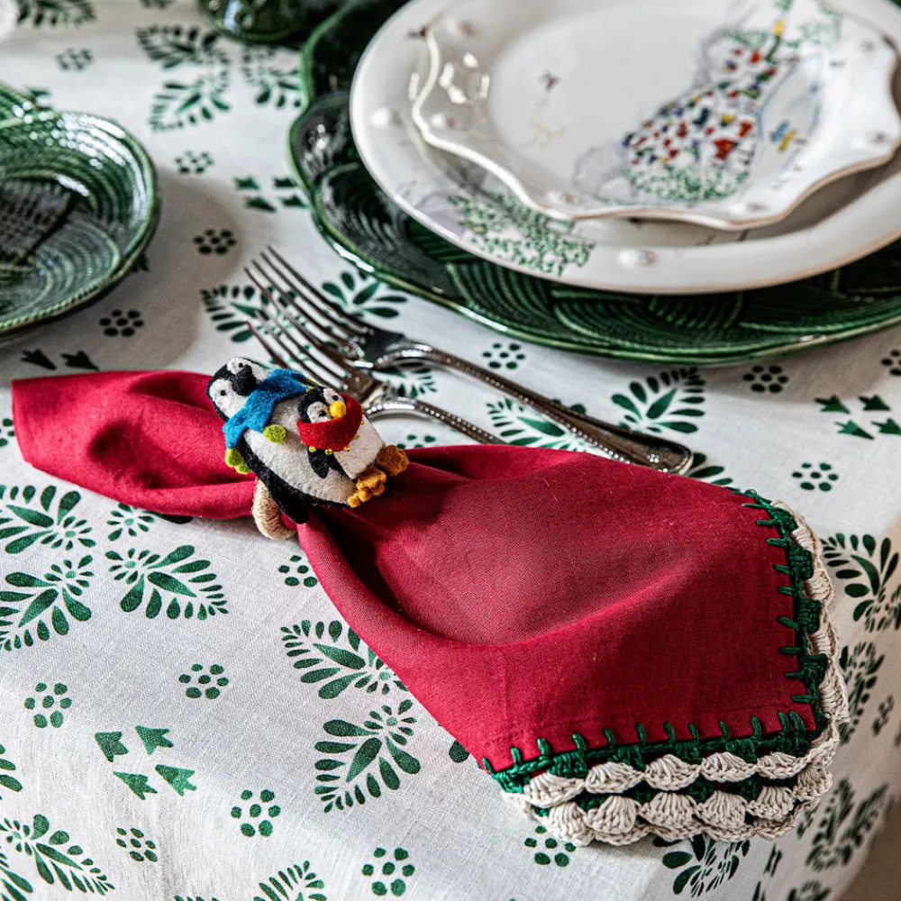 Juliska Place Settings & Linens|Berry & Thread North Pole Animal Napkin Ring Assorted, Set of 4