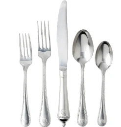 Juliska Flatware|Berry & Thread 20-Piece Place Setting in Bright Satin