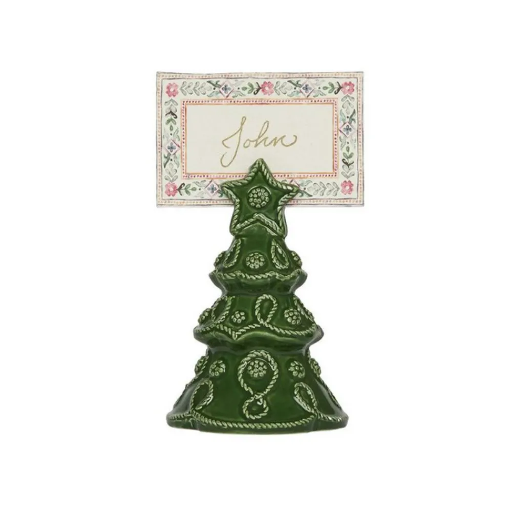 Juliska Place Settings & Linens|Berry & Thread Tree Place Card Holder, Set of 4 in Basil