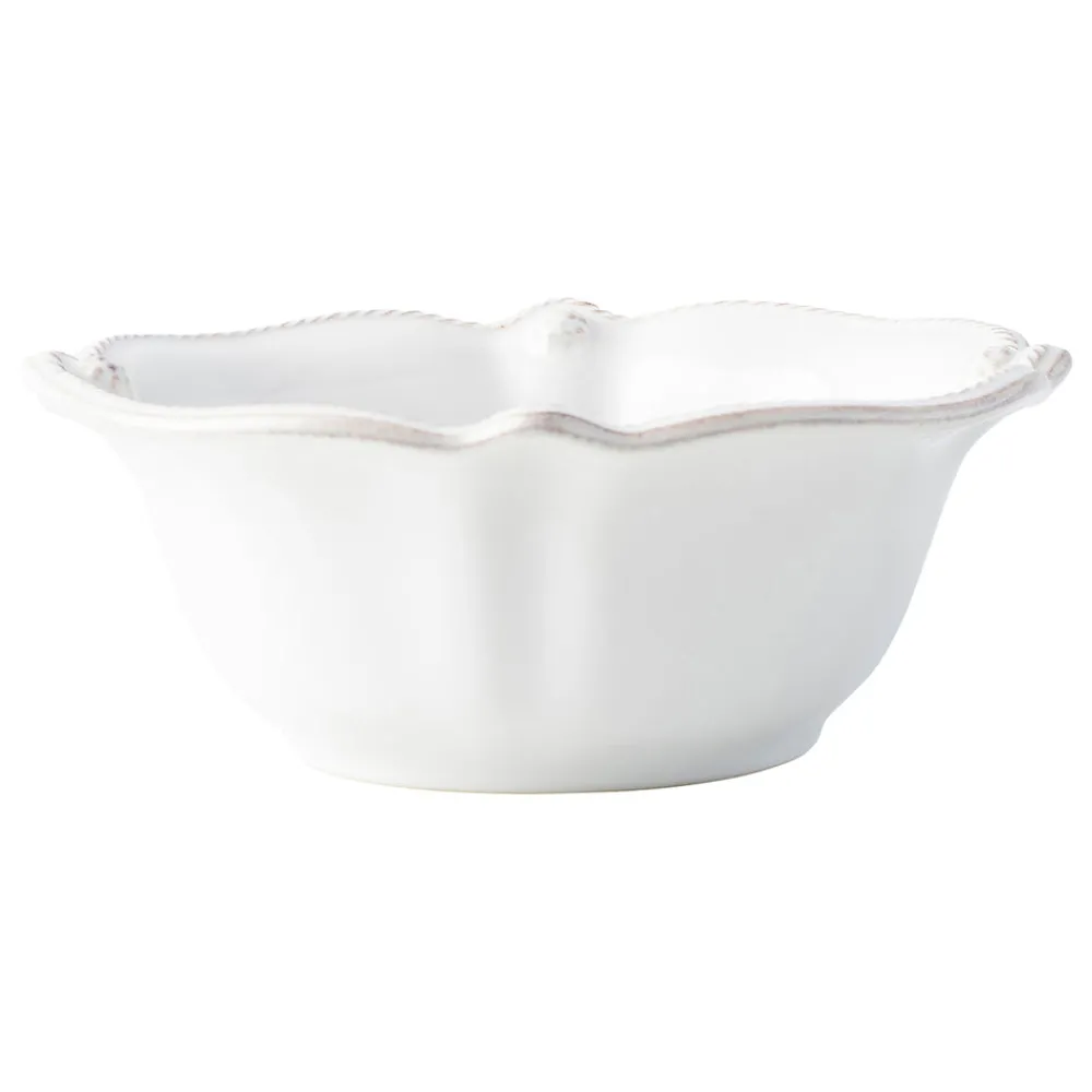 Juliska Dinnerware|Berry & Thread Whitewash Cereal/Ice Cream Bowl