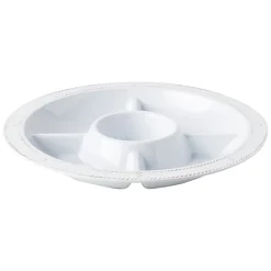 Juliska Dinnerware|Berry & Thread Whitewash Melamine 15" Sectioned Server