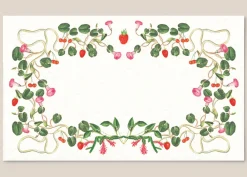 Casa Felix Place Settings & Linens|Berry Pom Pom Place Cards