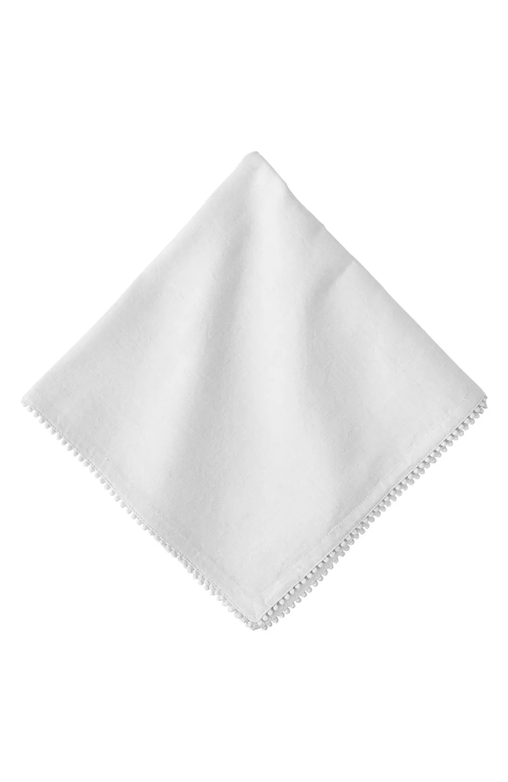 Juliska Place Settings & Linens|Berry Trim White Napkin