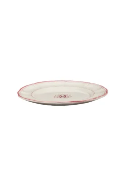 Laboratorio Paravicini Dinnerware|Bespoke Milano Plate with Central Monogram and Rim, Set of 12