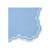 Flying Sheep Country Place Settings & Linens|Bettina Napkin in Blue, Set of 4
