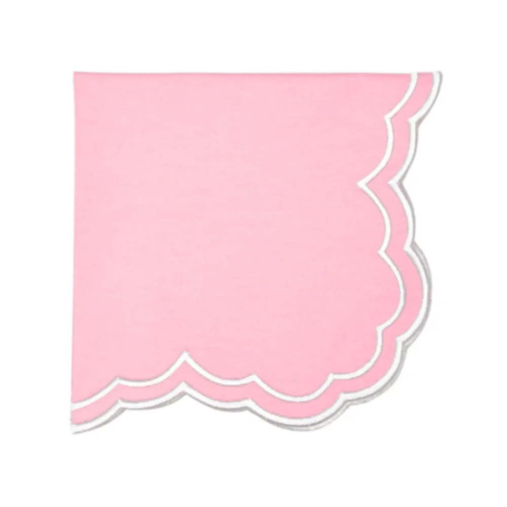 Flying Sheep Country Place Settings & Linens|Bettina Napkin in Pink, Set of 4