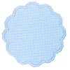 Flying Sheep Country Place Settings & Linens|Bettina-Gingham Placemat in Blue, Set of 4