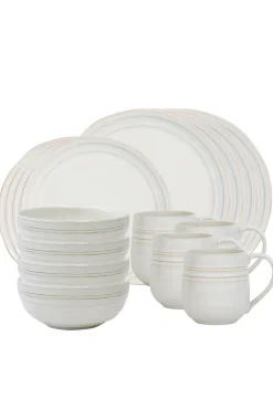 Juliska Dinnerware|Bilbao Whitewash, 16-Piece Set
