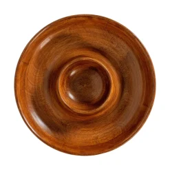 Juliska Dinnerware|Bilbao Wood Chip and Dip