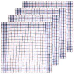 Caravan Place Settings & Linens|Bistro Napkin in Blue & Red, Set of 4
