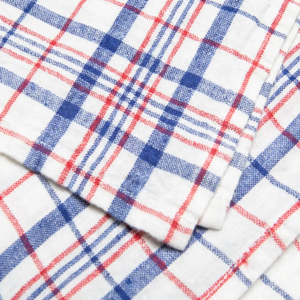 Caravan Place Settings & Linens|Bistro Tea Towel in Blue & Red, Set of 2