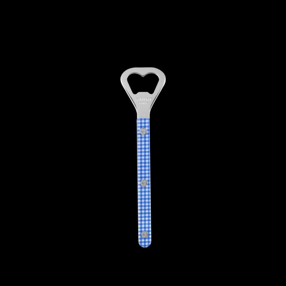 Sabre Flatware|Bistrot Bottle Opener in Blue Gingham