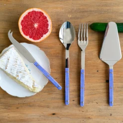 Sabre Flatware|Bistrot Must-Have Pieces in Blue Gingham