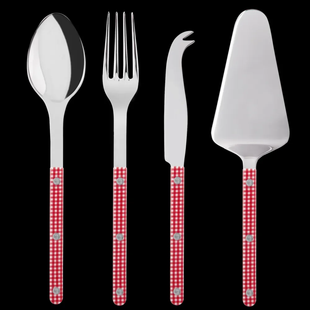 Sabre Flatware|Bistrot Must-Have Pieces in Red Gingham