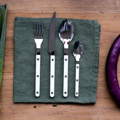 Sabre Flatware|Bistrot Place Setting in White, Set of 5