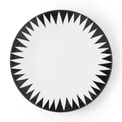 Molecot Dinnerware|Black Punk Charger Plate