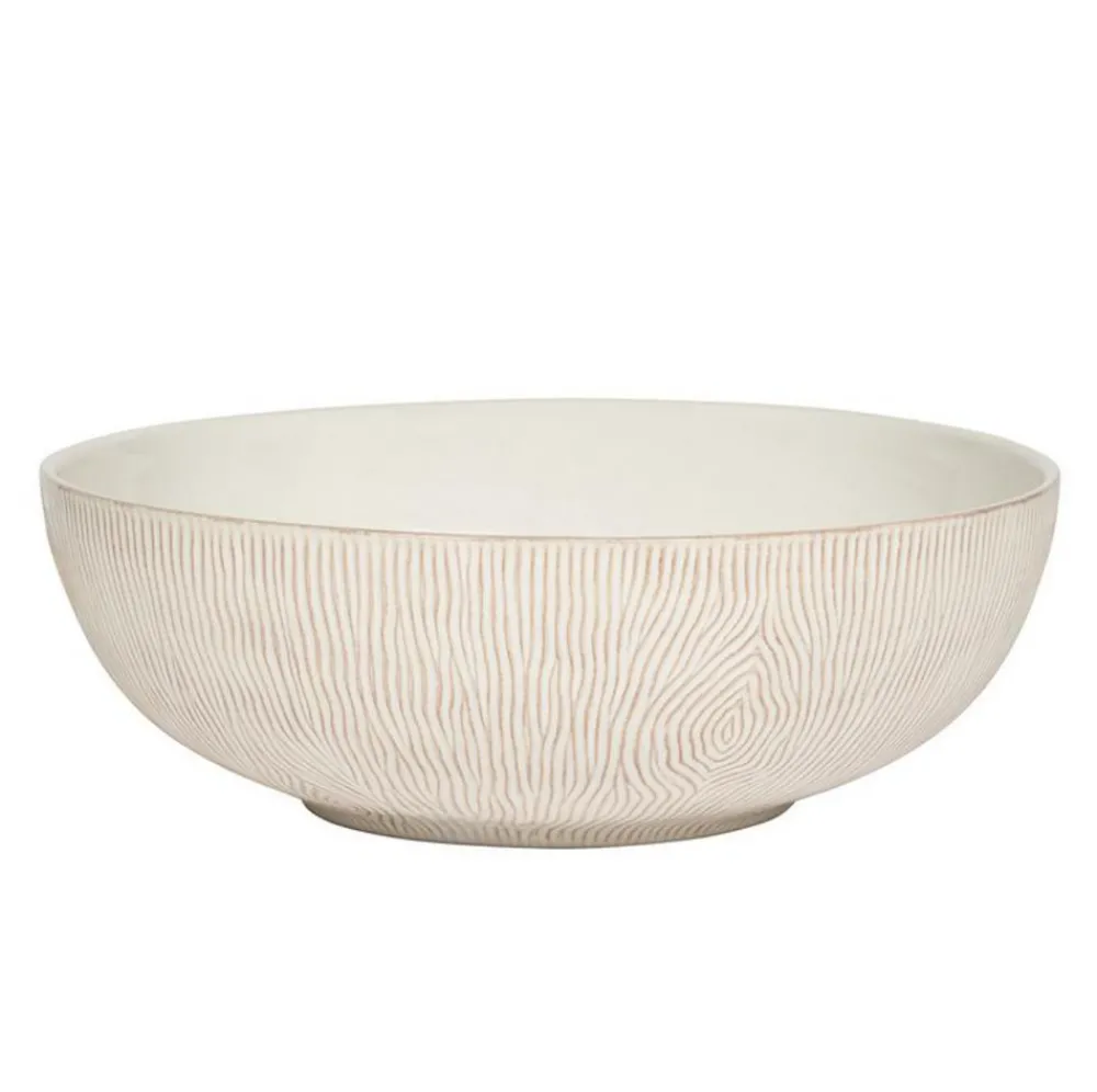 Juliska Dinnerware|Blenheim Oak 12" Serving Bowl in Whitewash
