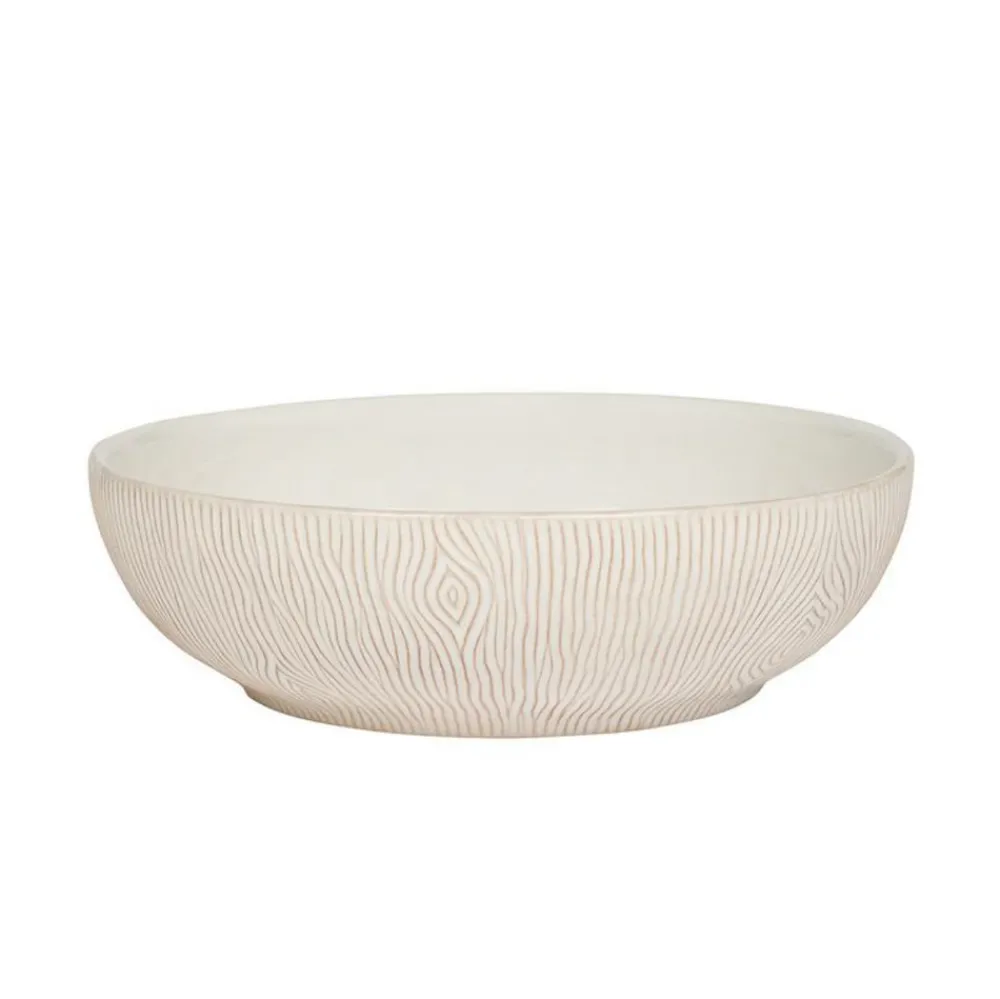 Juliska Dinnerware|Blenheim Oak Coupe Bowl in Whitewash