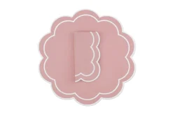 TriChi Design Place Settings & Linens|Bloom Cotton Blend Napkin and Placemat, Set of 4