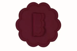 TriChi Design Place Settings & Linens|Bloom Linen Napkin and Placemat in Wine, Set of 2