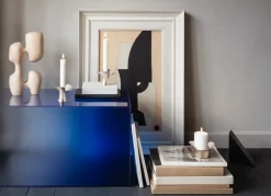 Georg Jensen Candles|Bloom Taper Candleholder Steel, Set of 2