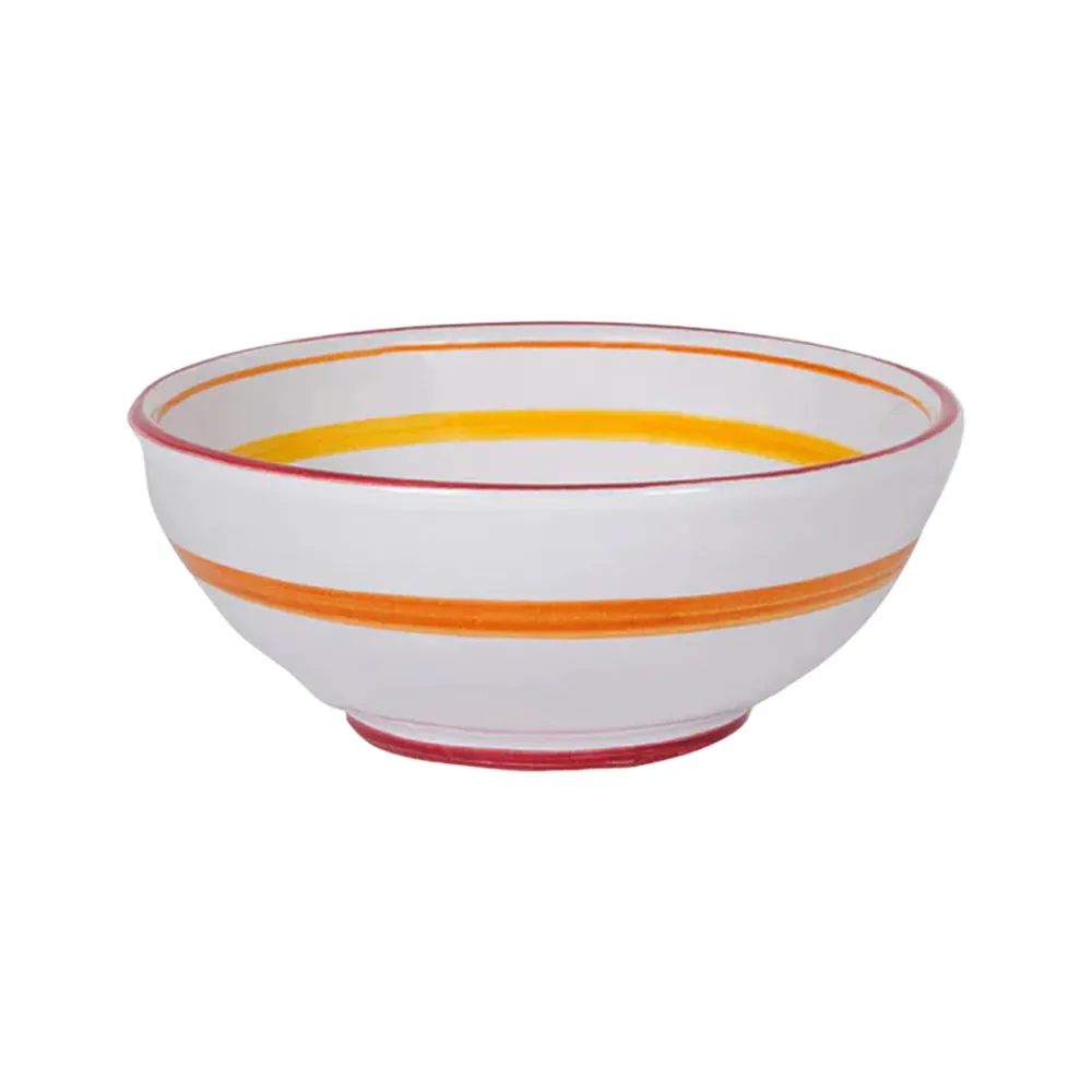 Cabana Dinnerware|Blossom Bowl in Burgundy