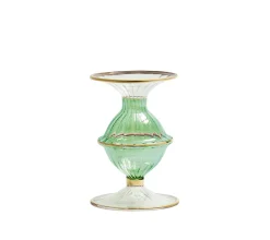 Kim Seybert Candles|Blossom Candle Holder in Green