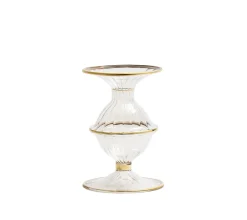 Kim Seybert Candles|Blossom Candle Holder in Clear
