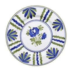 Cabana Dinnerware|Blossom Dinner Plate Blue