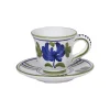 Cabana Dinnerware|Blossom Espresso Cup and Sauce in Blue
