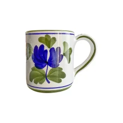 Cabana Dinnerware|Blossom Mug in Blue