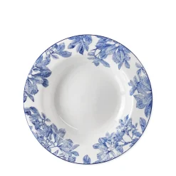 Caskata Dinnerware|Blue Arbor Soup Bowl