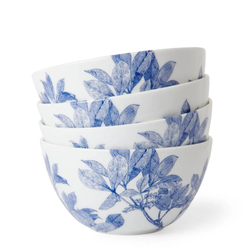 Caskata Dinnerware|Blue Arbor Tall Cereal Bowl