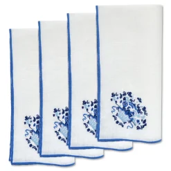 Chefanie Place Settings & Linens|Blue Basket Dinner Napkins, Set of 4