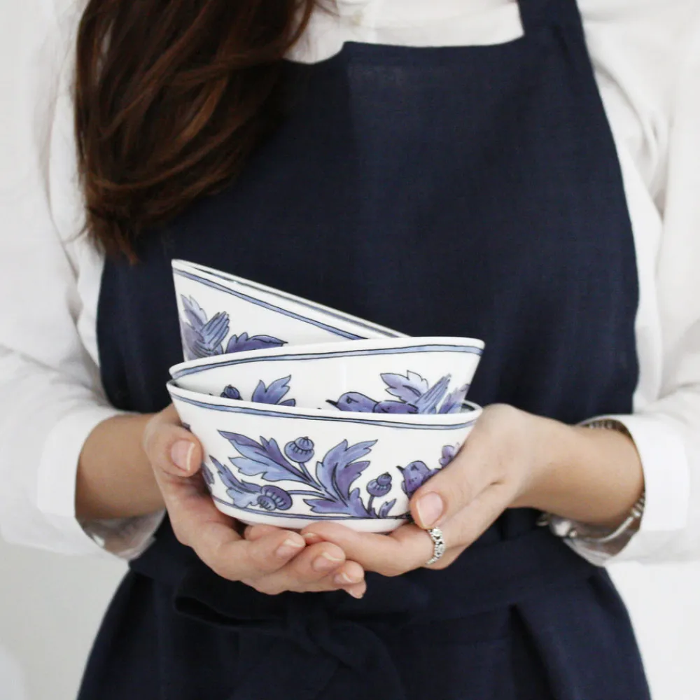 Twig NY Dinnerware|Blue Bird Cereal / Soup Bowl