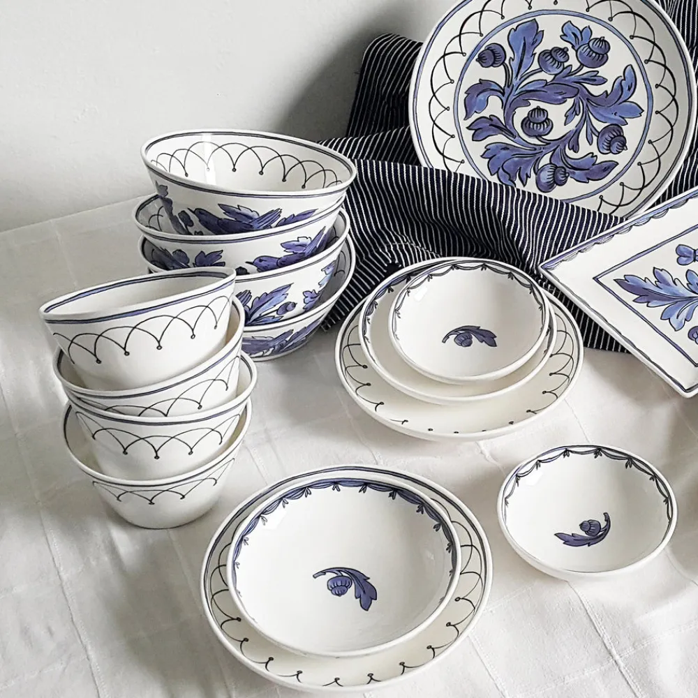 Twig NY Dinnerware|Blue Bird Set of 3, Canapé Dishes