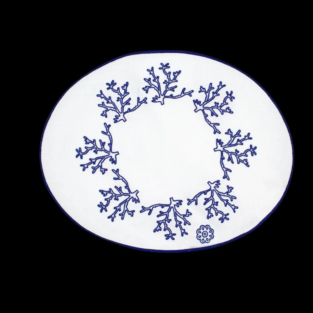 Cibelle Place Settings & Linens|Blue Corallo Breakfast Placemat