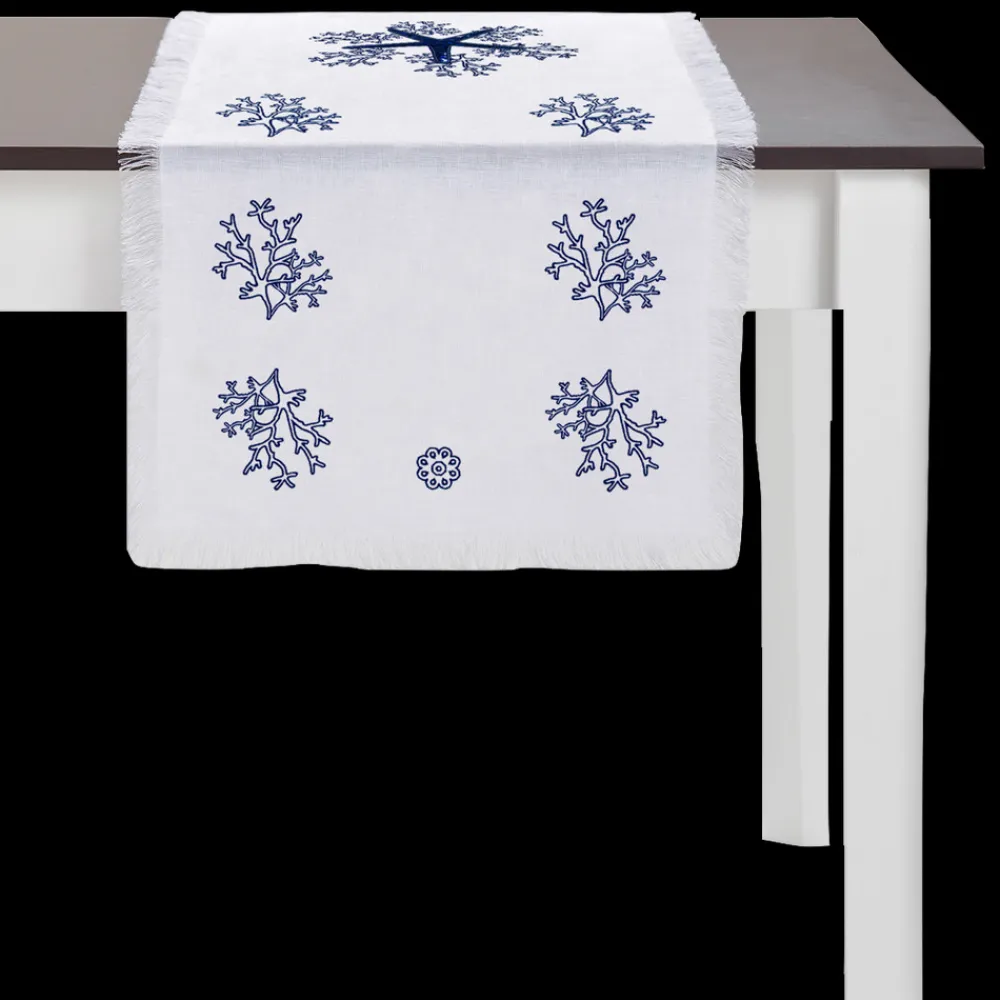 Cibelle Place Settings & Linens|Blue Corallo Table Runner