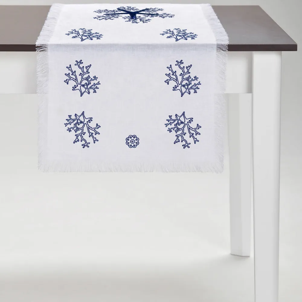 Cibelle Place Settings & Linens|Blue Corallo Table Runner