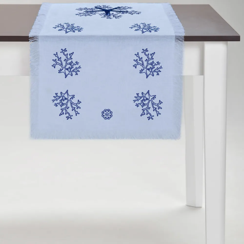 Cibelle Place Settings & Linens|Blue Corallo Table Runner