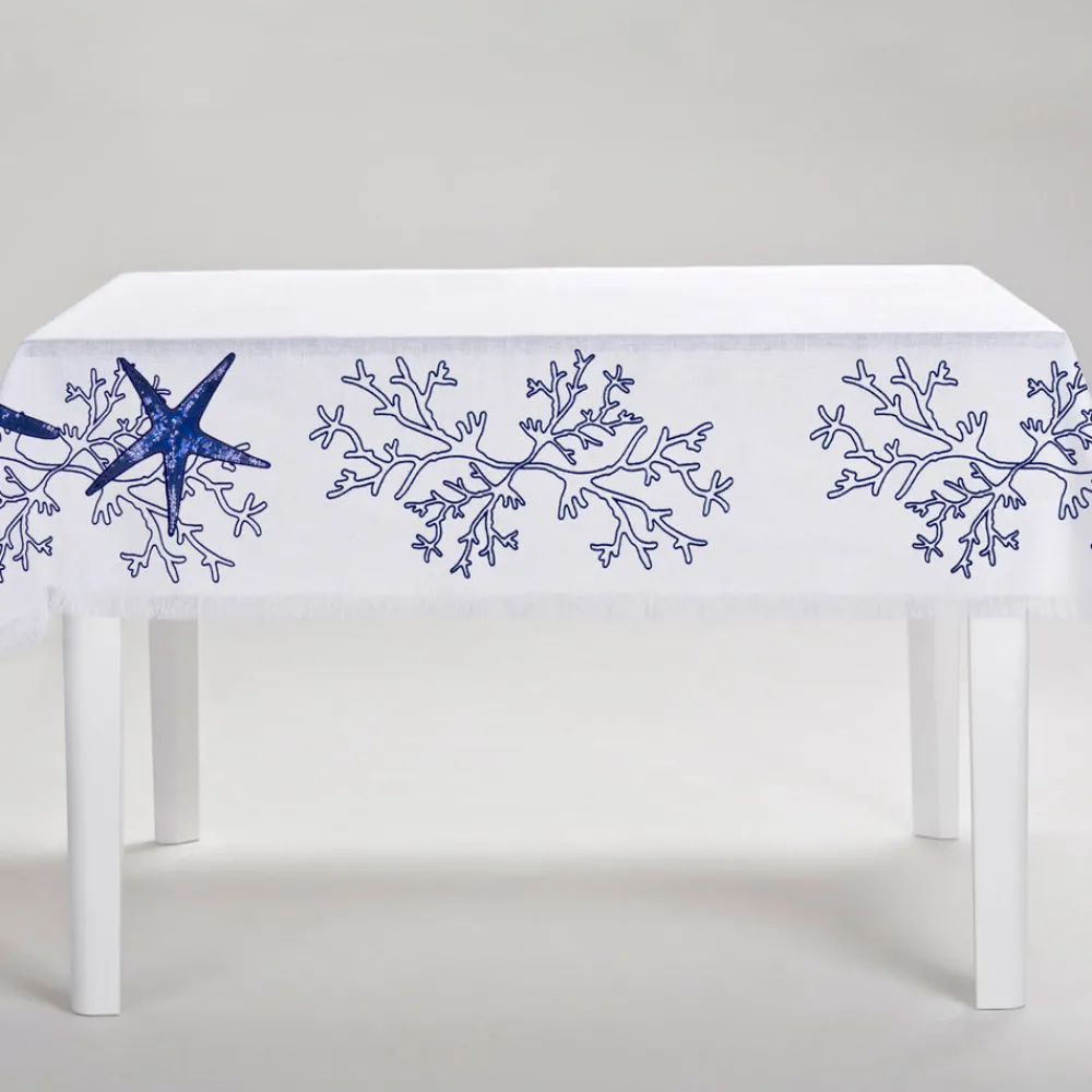 Cibelle Place Settings & Linens|Blue Corallo Tablecloth