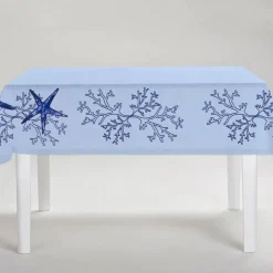 Cibelle Place Settings & Linens|Blue Corallo Tablecloth