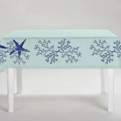 Cibelle Place Settings & Linens|Blue Corallo Tablecloth