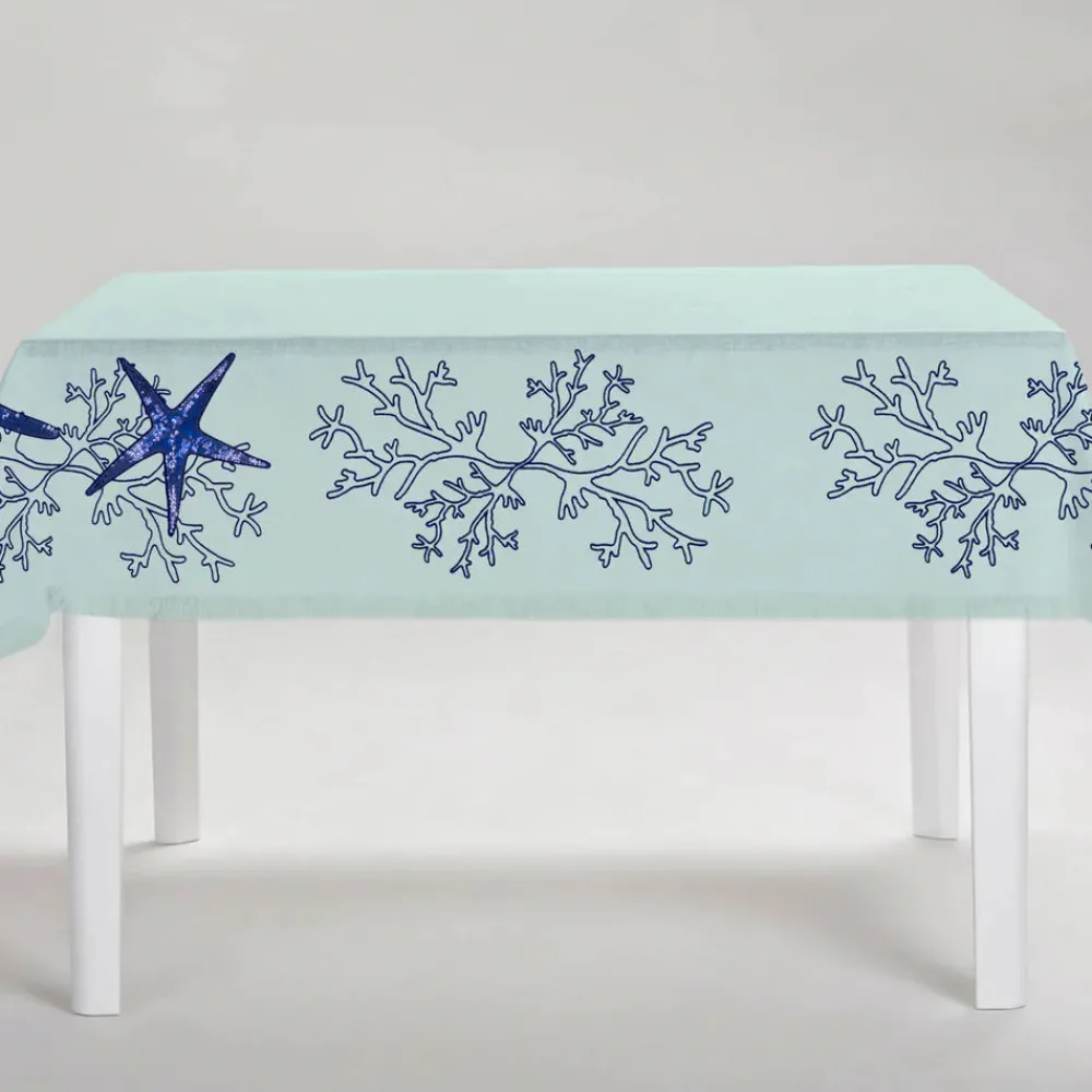 Cibelle Place Settings & Linens|Blue Corallo Tablecloth